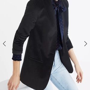 Madewell Velvet Blazer